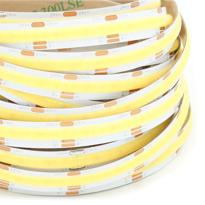 CCT MultiWhite COB LED pásek, 2700K-6000K, 24V DC / 608LED / 14W / IP20 / 10mm / PRO+